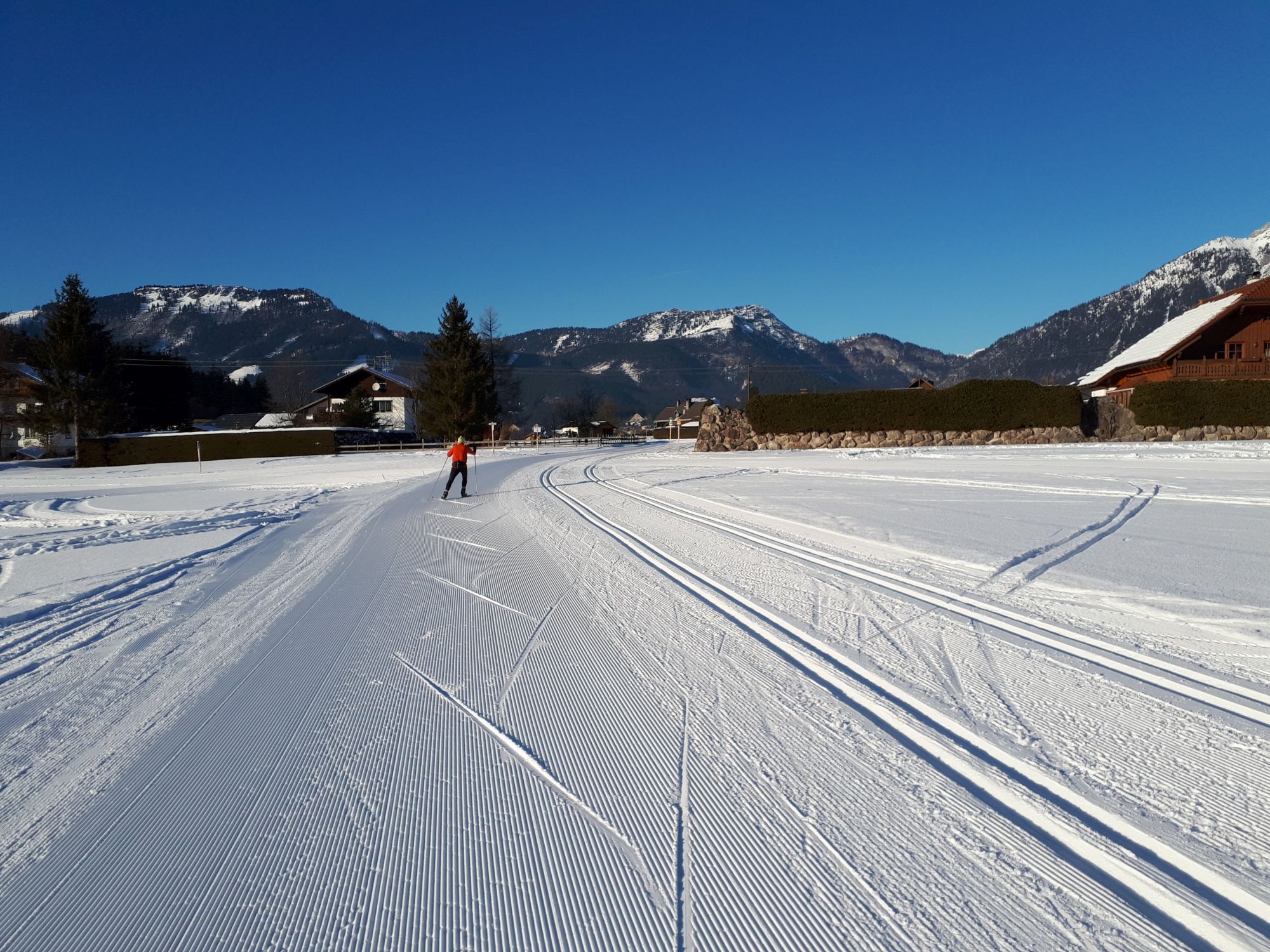 Sífutás a verseny előtti napon Bad Mitterndorfban | Fotó: sielok.hu