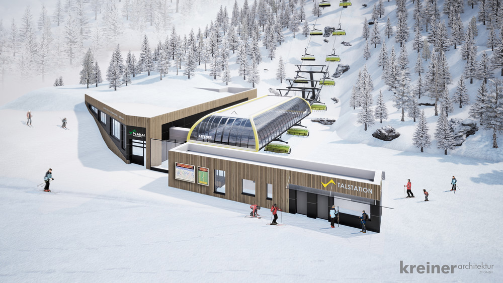 A völgyállomás terve