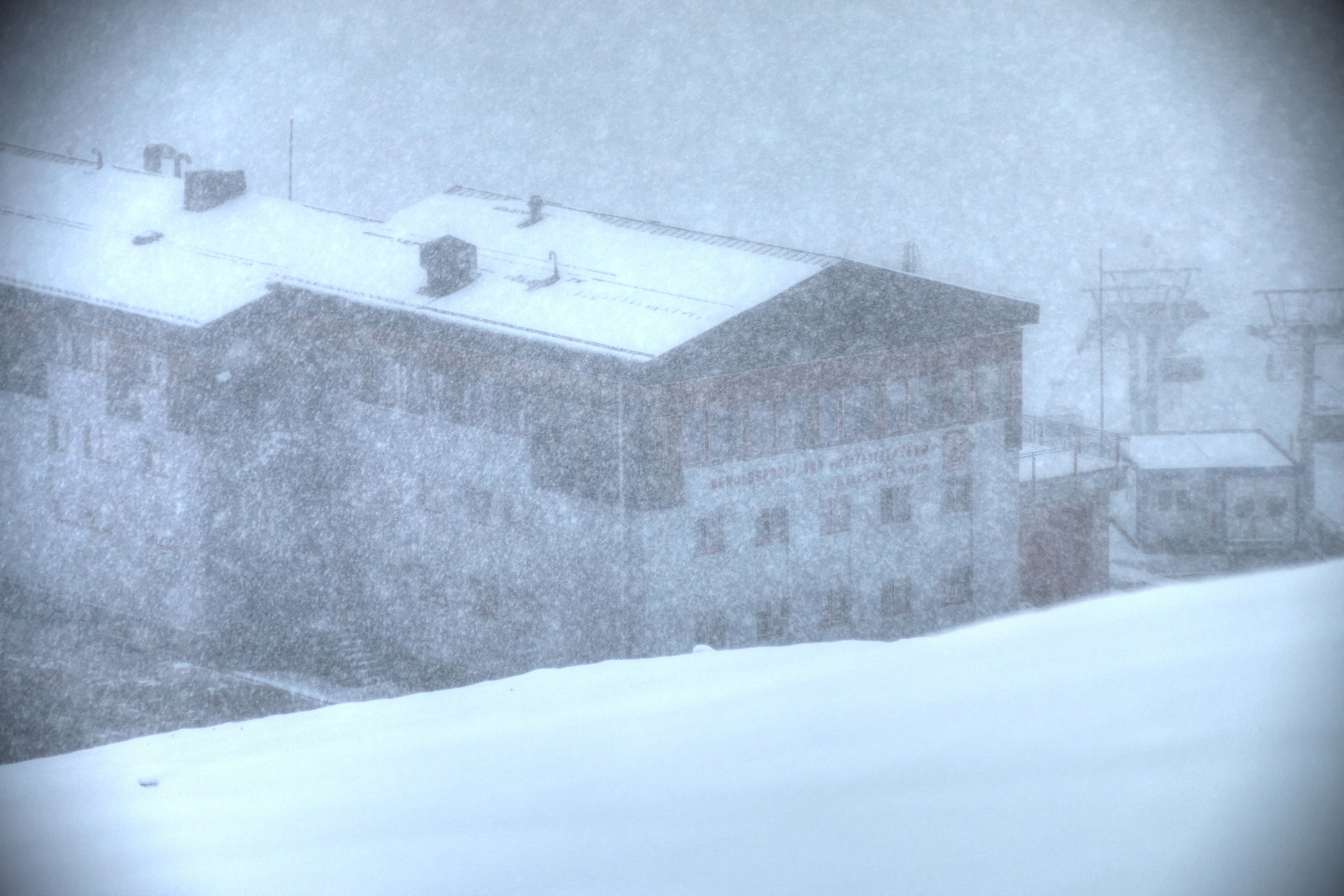 Intenzív havazás Kaprunban - Fotó: Stánicz Balázs