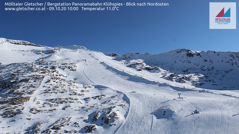 Mölltal gleccser tegnap - Fotó: megacam.at