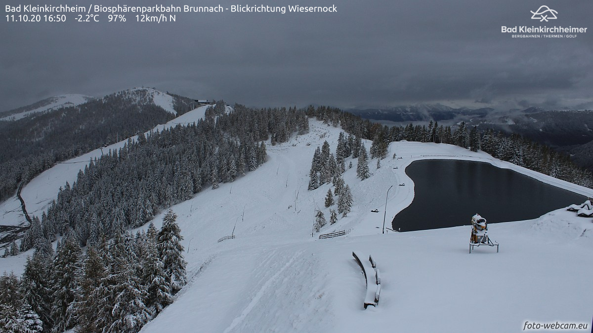 Bad Kleinkirchheim is szépen befehéredett - Fotó: foto-webcam.eu