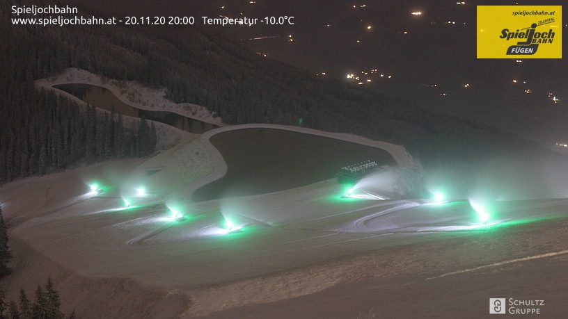 Remek esti felvétel Fügenből (Zillertal) - Fotó: megacam.at
