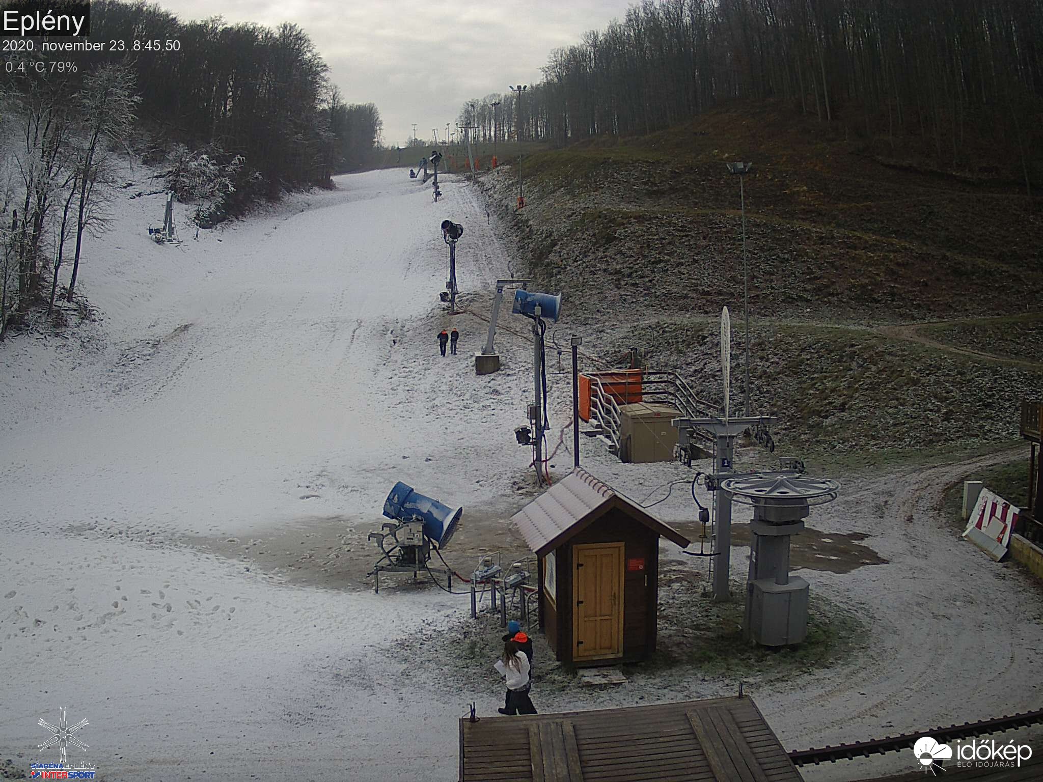 Az Időkép webkameraképe ma, november 23-án reggel