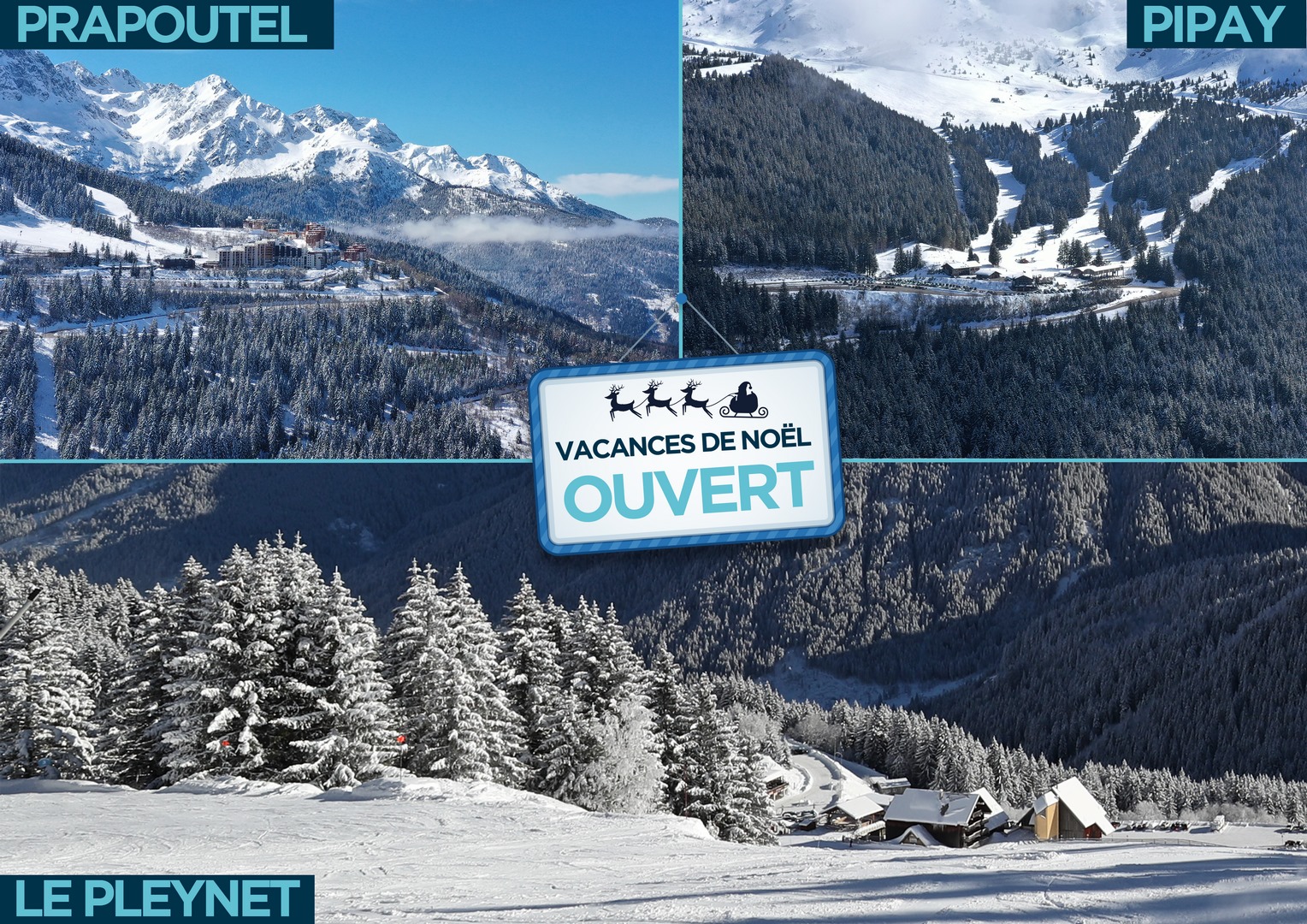 LES 7 LAUX - Prapoutel, Pipay, le Pleynet: a síterep azért kinyit