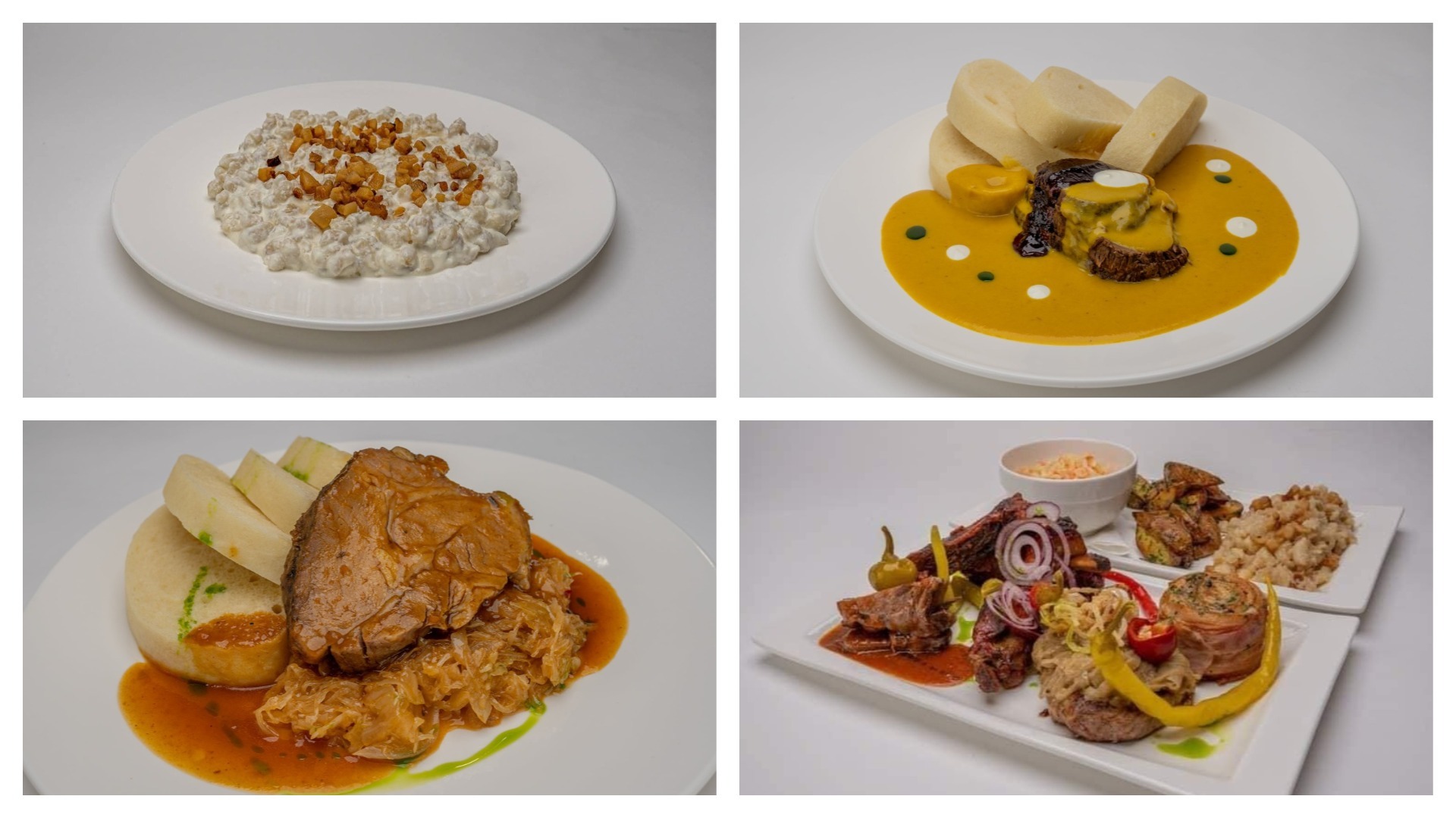 Klasszikus szlovák ételek a Koliba Chopok étteremben | Fotók: koliba.hu