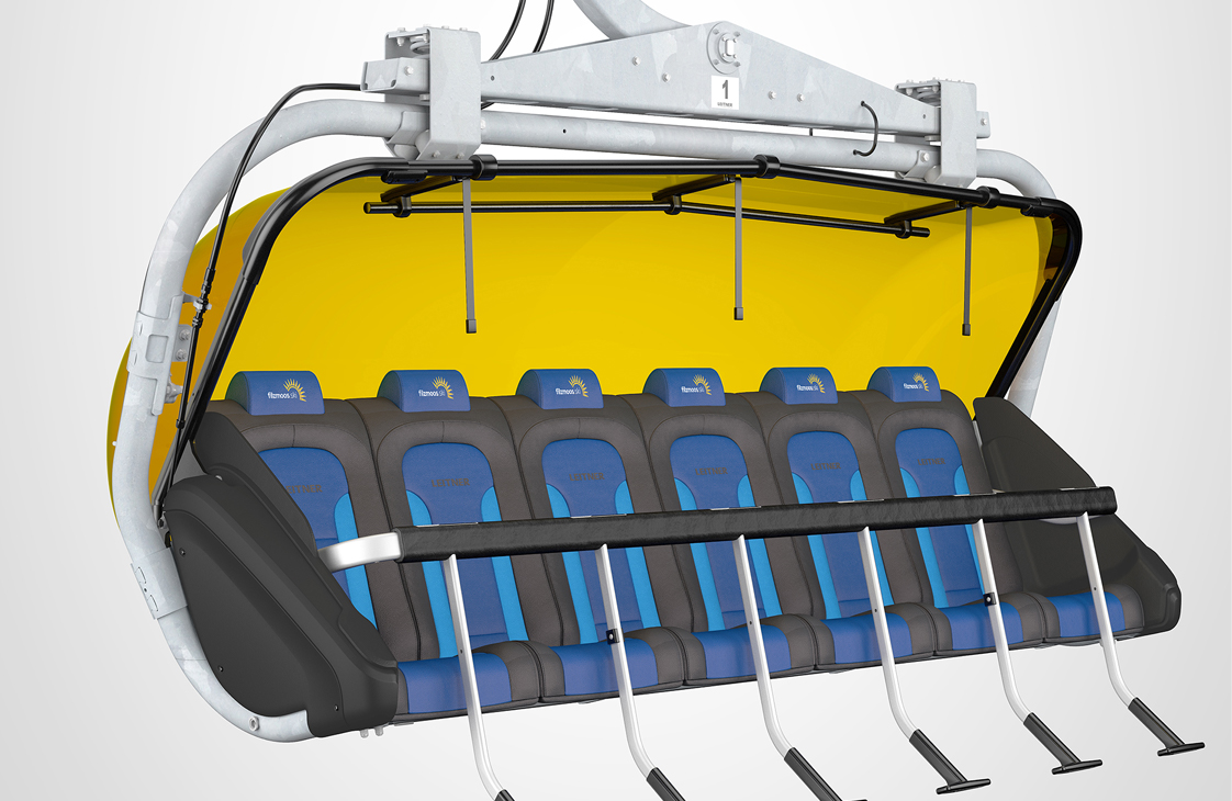 Kényelmes ülőszékek - Fotó: Bergbahnen Filzmoos