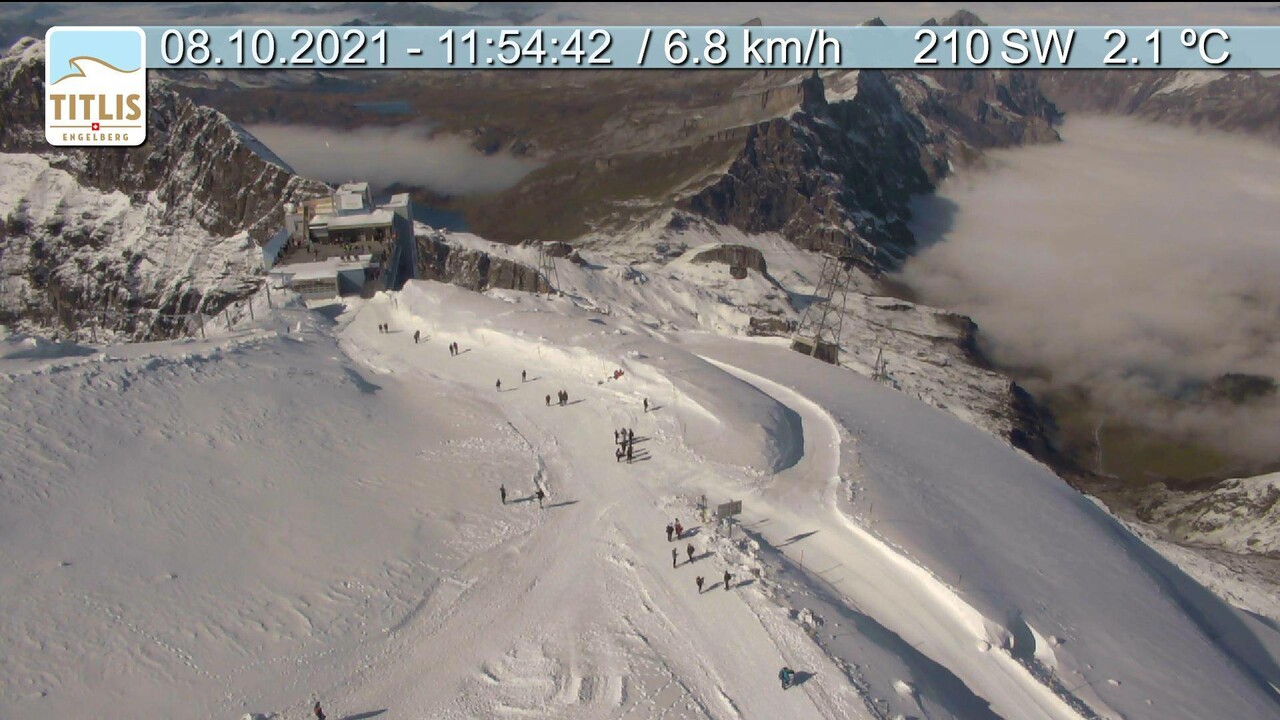 Nyitás előtt egy nappal a webkamerán át: még csak a gyalogosok a pályán