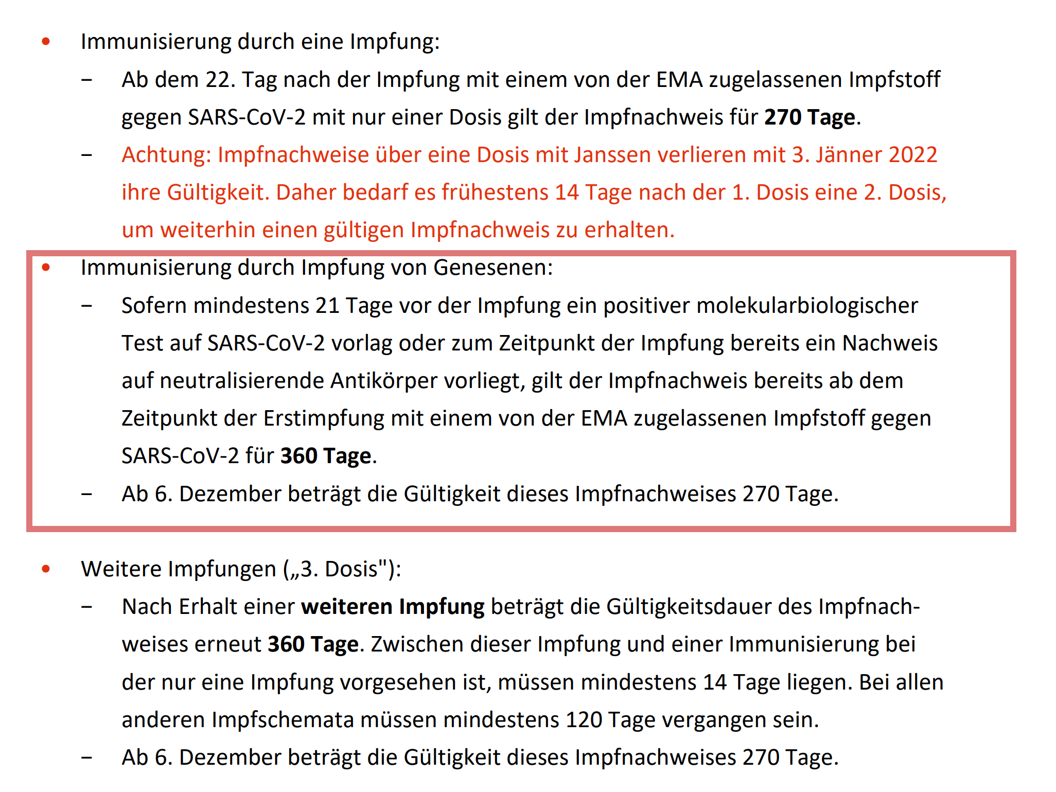 Részlet a fent csatolt szabályzat 6. oldaláról (forrás: sozialministerium.at)