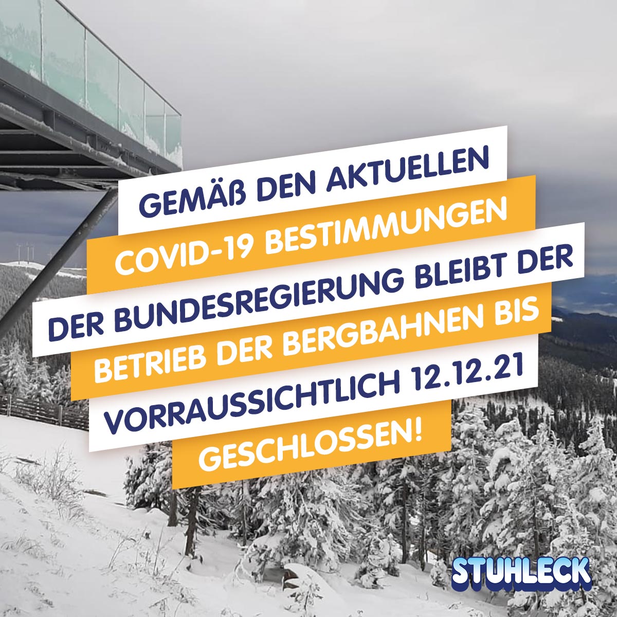 Stuhleck: várhatóan december 12-ig zárva tartanak