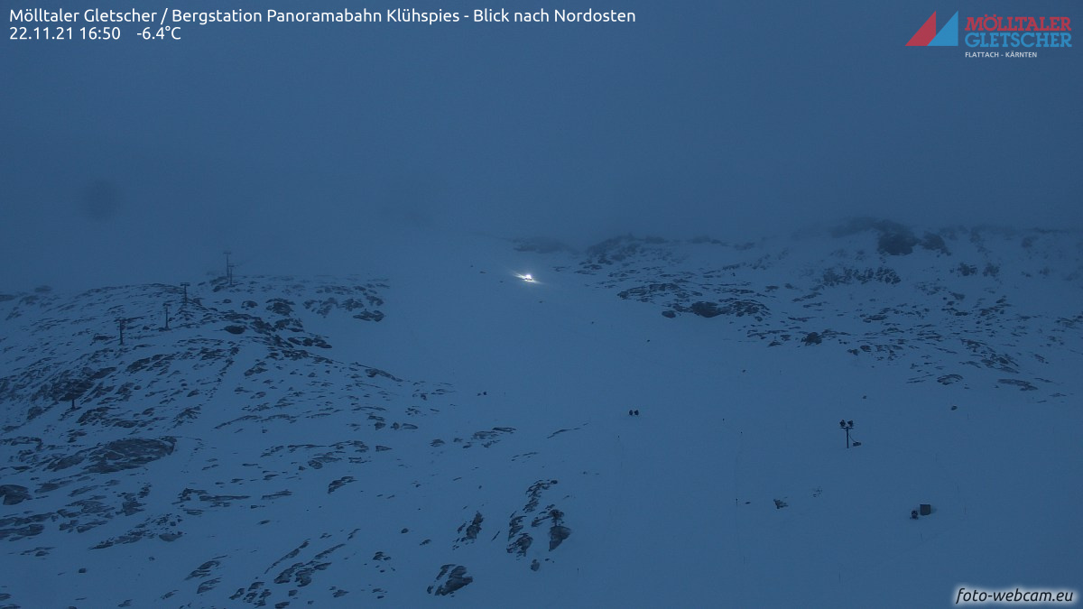 Mölltalon már ratrakolnak a holnapi újranyitásra - Schultz webcam