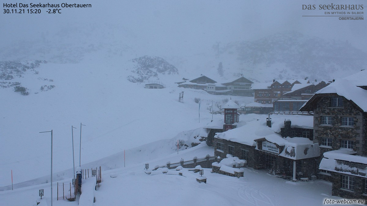Obertauern tegnap délután - Fotó: foto-webcam.eu