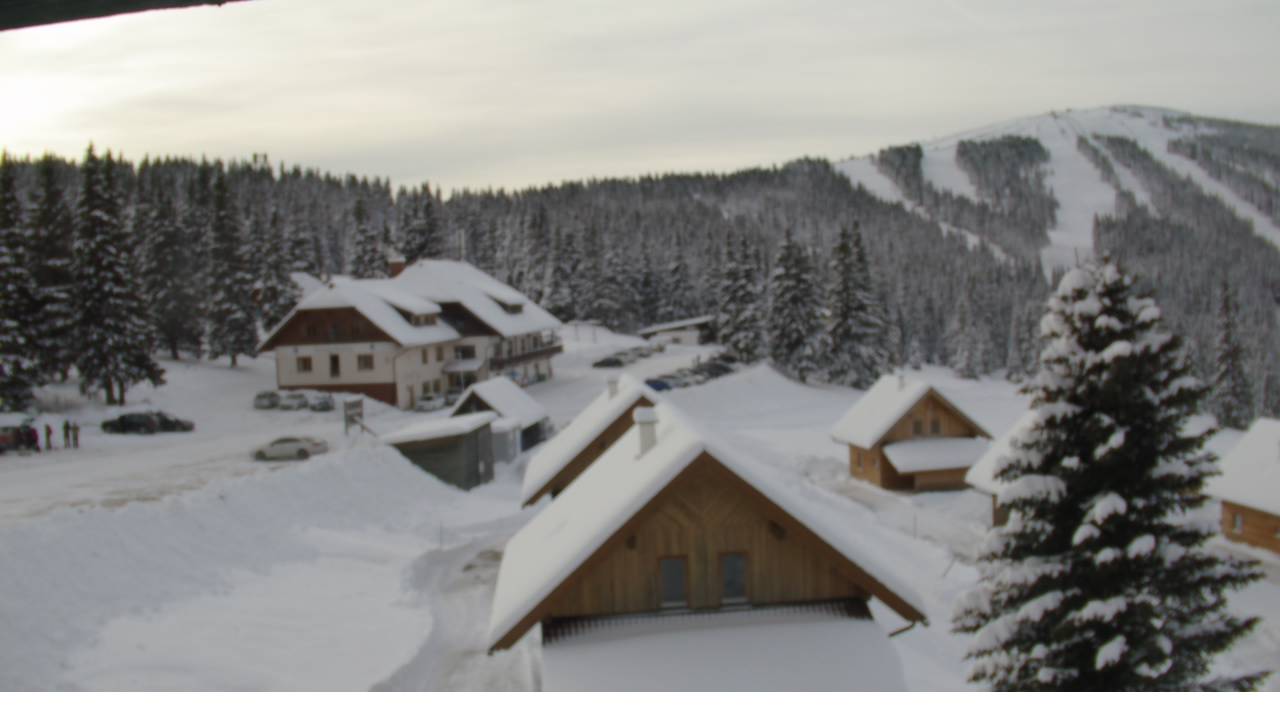 Weinebene vasárnap reggel