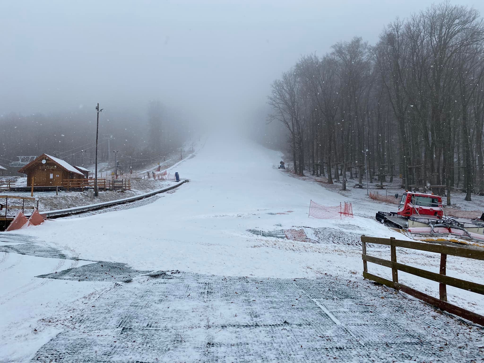 Sátoraljaújhelyen még egy kicsit havazott is