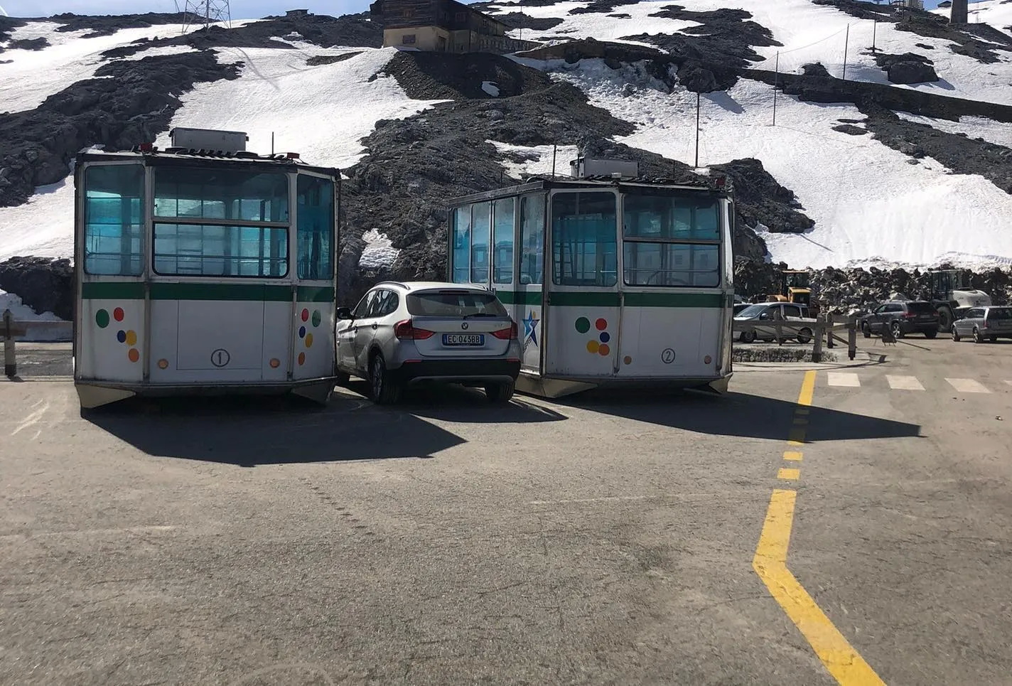 A leszerelt régi kabinok