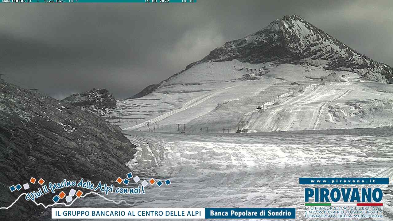 Stelvio webkamera nyitás előtt egy nappal