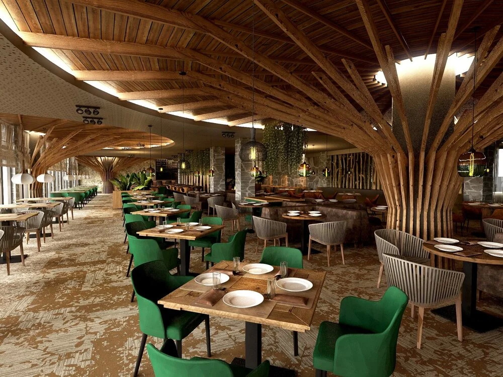 Az új Hotel Central Jasná  belsőépítészeti terve