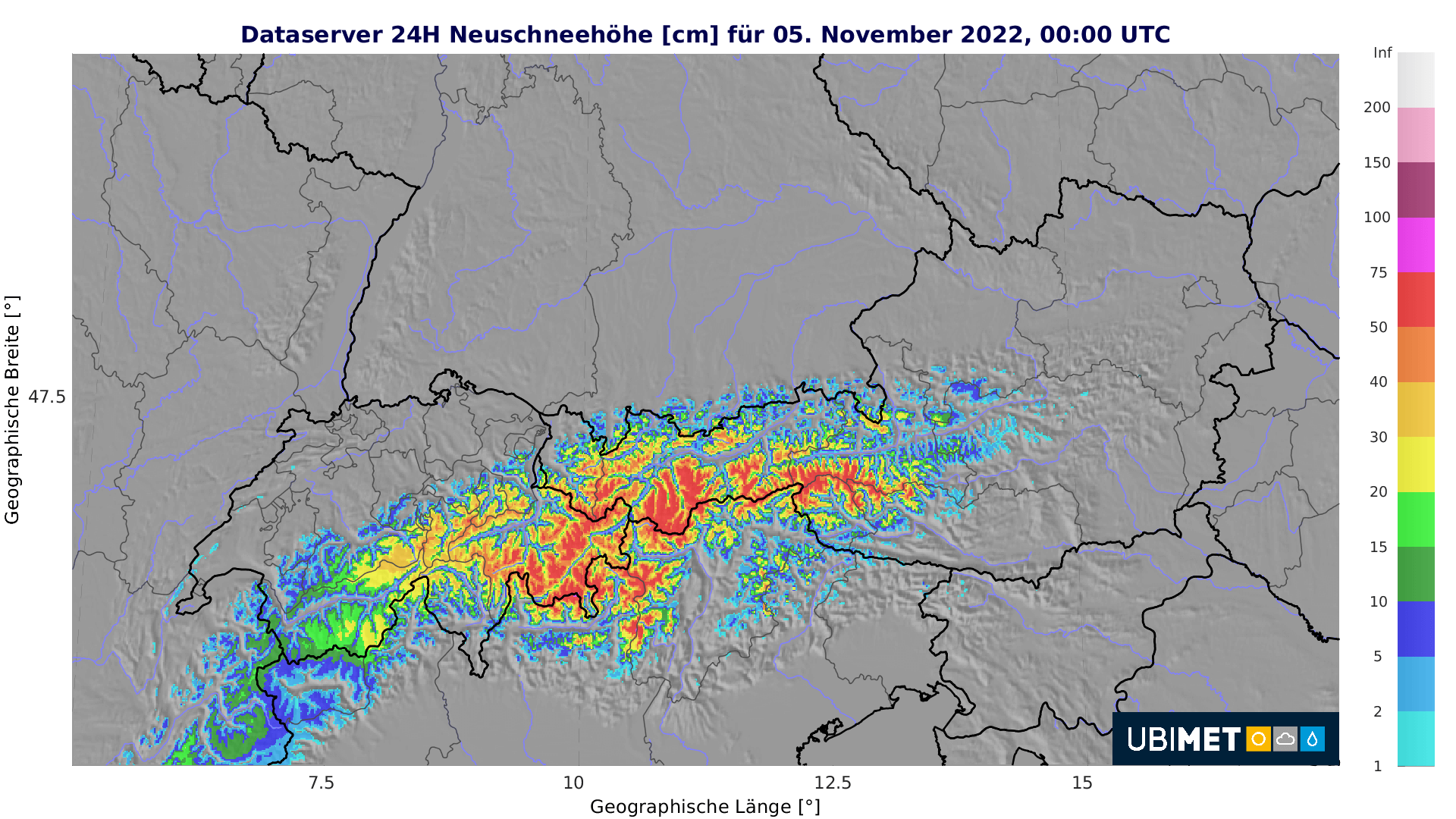 A szombatig várható mennyiségek