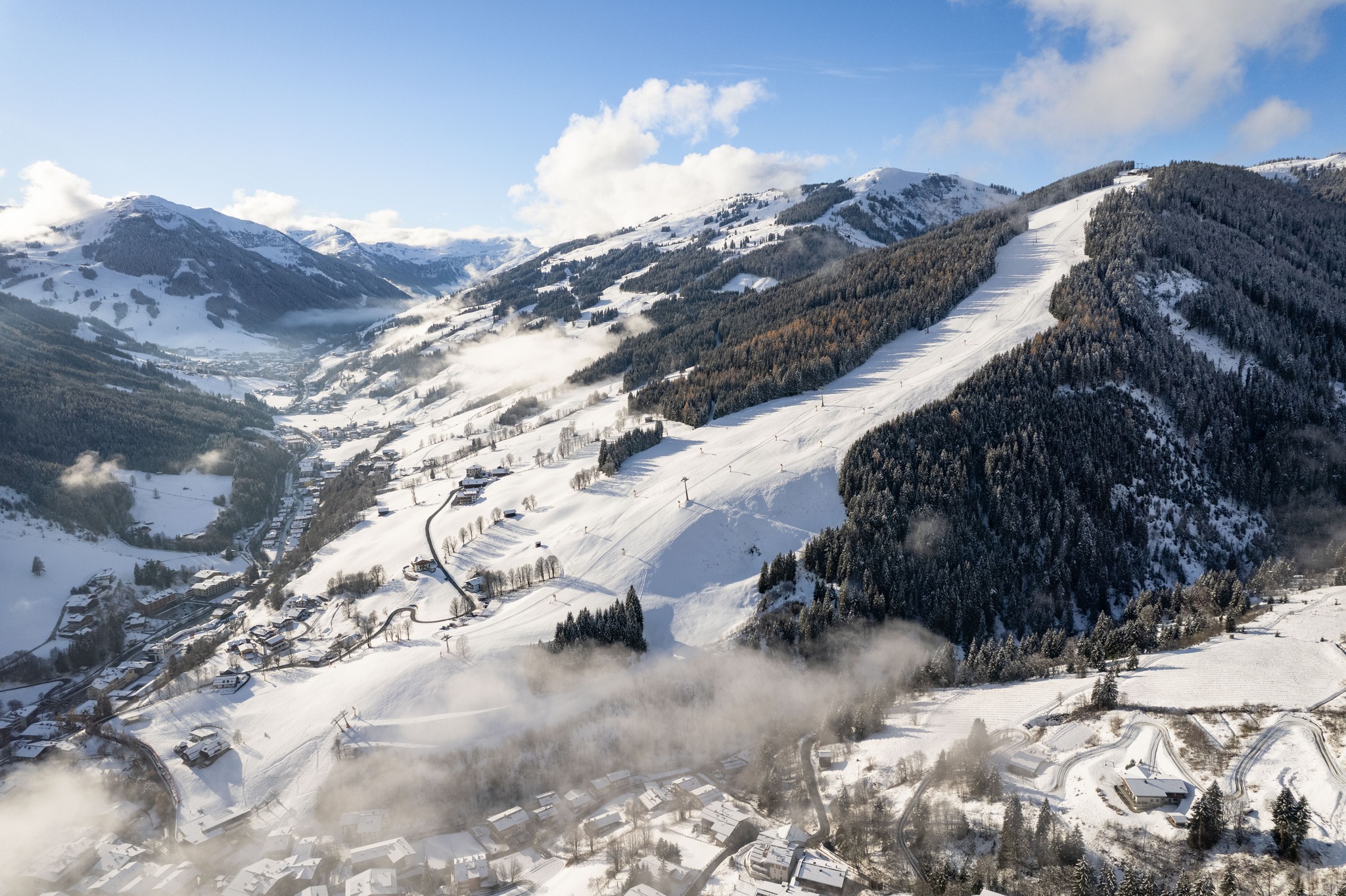 Saalbach most. Nyitás december 2-án.