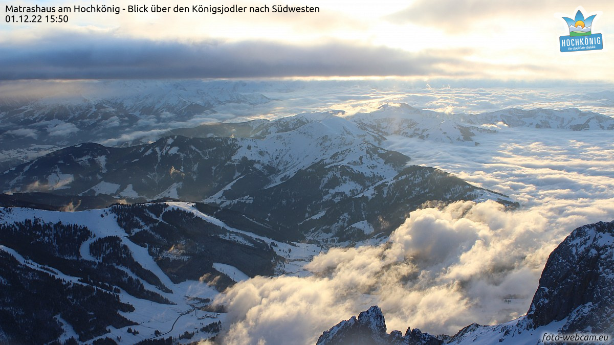 Impozáns felvételeket szolgáltat a Hochkönig csúcsára telepített webkamera - Fotó: foto-webcam.eu