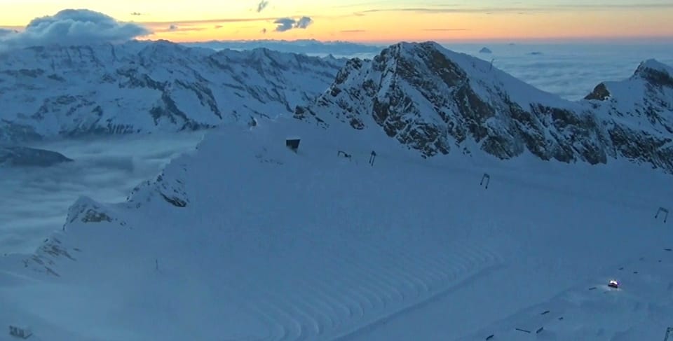 Téli idill Kaprunban, 3000 méteren a napokban