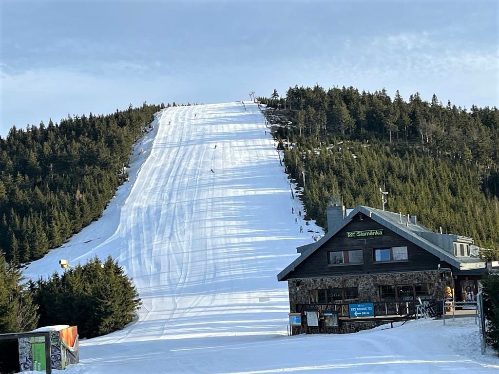 Így nézett ki a pálya tegnap (Kép: Horský resort Dolní Morava)