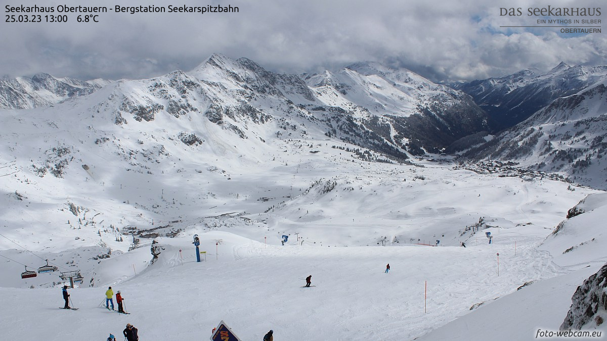 Obertauern szombaton - Fotó: foto-webcam.eu