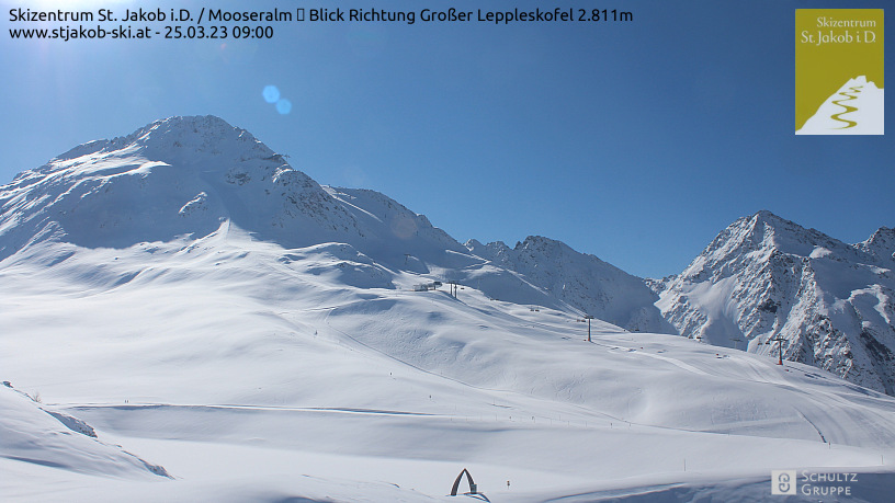 A Defereggen völgy (Kelet-Tirol) magasabb részei kifejezetten jól néztek ki szombaton - Fotó: megacam