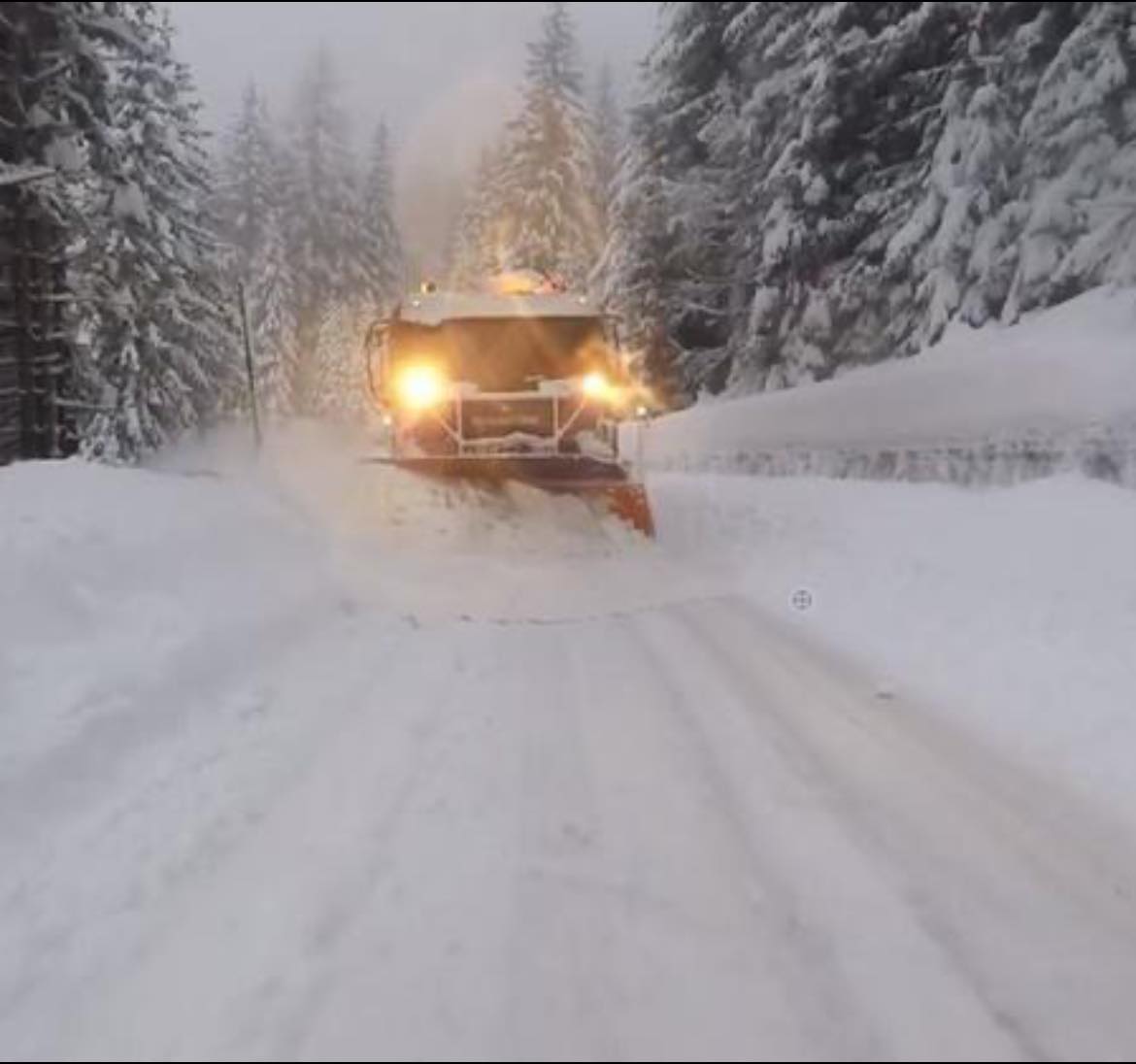 Val di Fassa útviszonyok tegnap este (Kép: Union Hotels Canazei Dolomiti)
