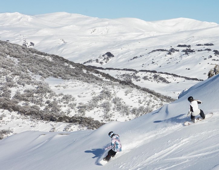 A hóra Ausztrália legnagyobb síterepén, Perisheren sem lehet panasz, ahol jelenleg csaknem 70 sípálya van nyitva - Fotó: Perisher