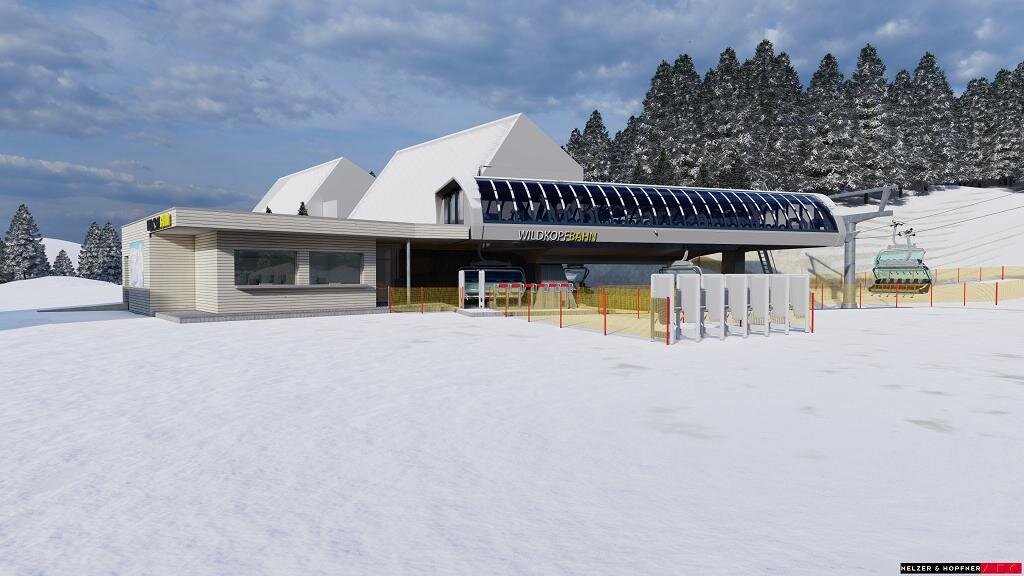 A völgyállomás látványterve - Fotó: Melzner & Hopfner