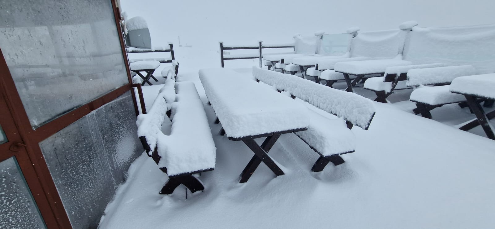 A tiroli Fiss síterepe szombaton - Fotó:  Marius N Berg