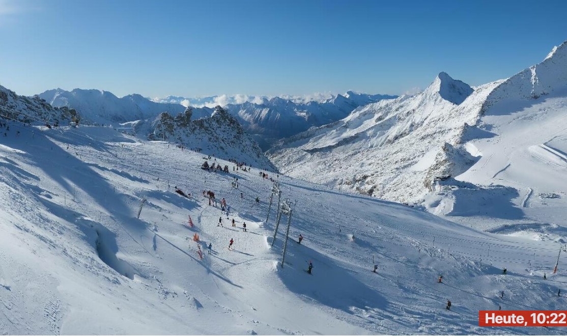 Hintertux a mai napsütésben - Fotó: panomax