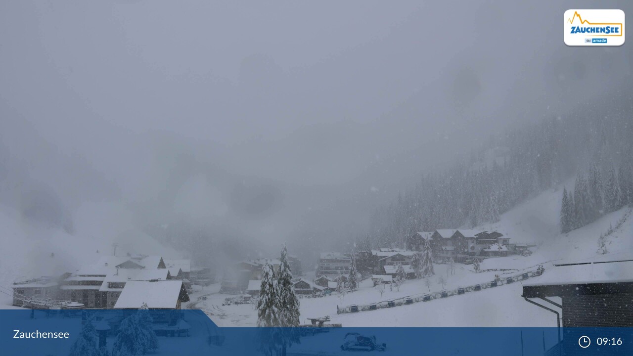 Zauchensee péntek reggel 1300 méteren - Fotó: feratel