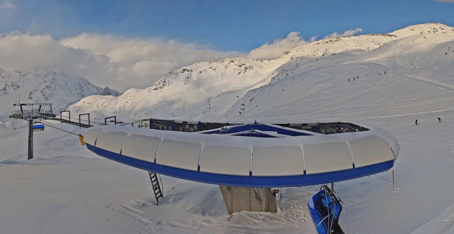 Tegnapi webkamerakép (Seilbahnen Sulden)