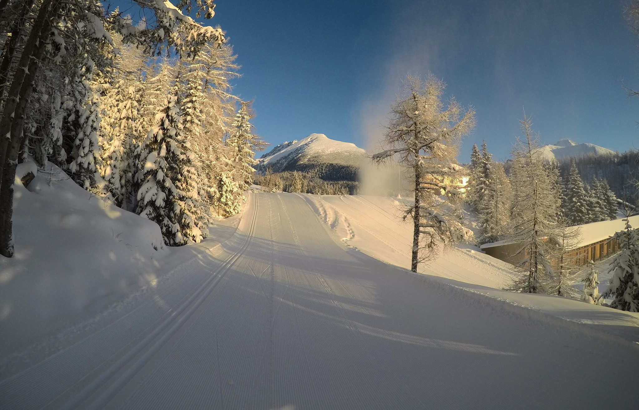 Kép: Areál bežeckého lyžovania SNOW Štrbské Pleso