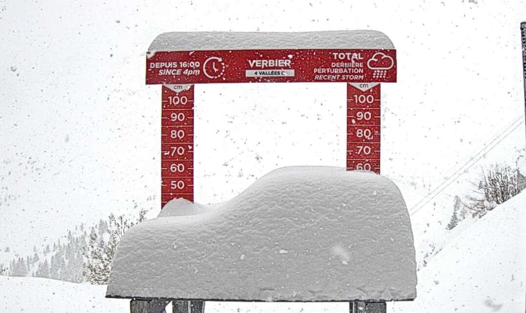 Verbier, az utolsó havazás termése