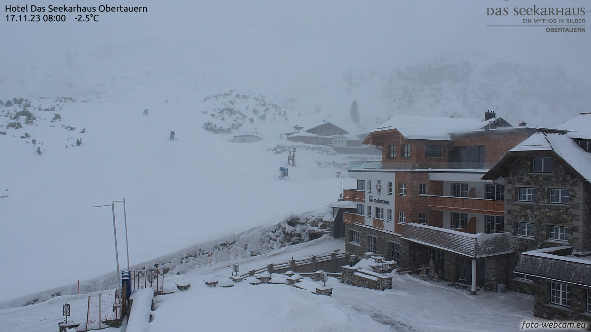 Havas táj Obertauernon 1800 méteren - Fotó: foto-webcam.eu