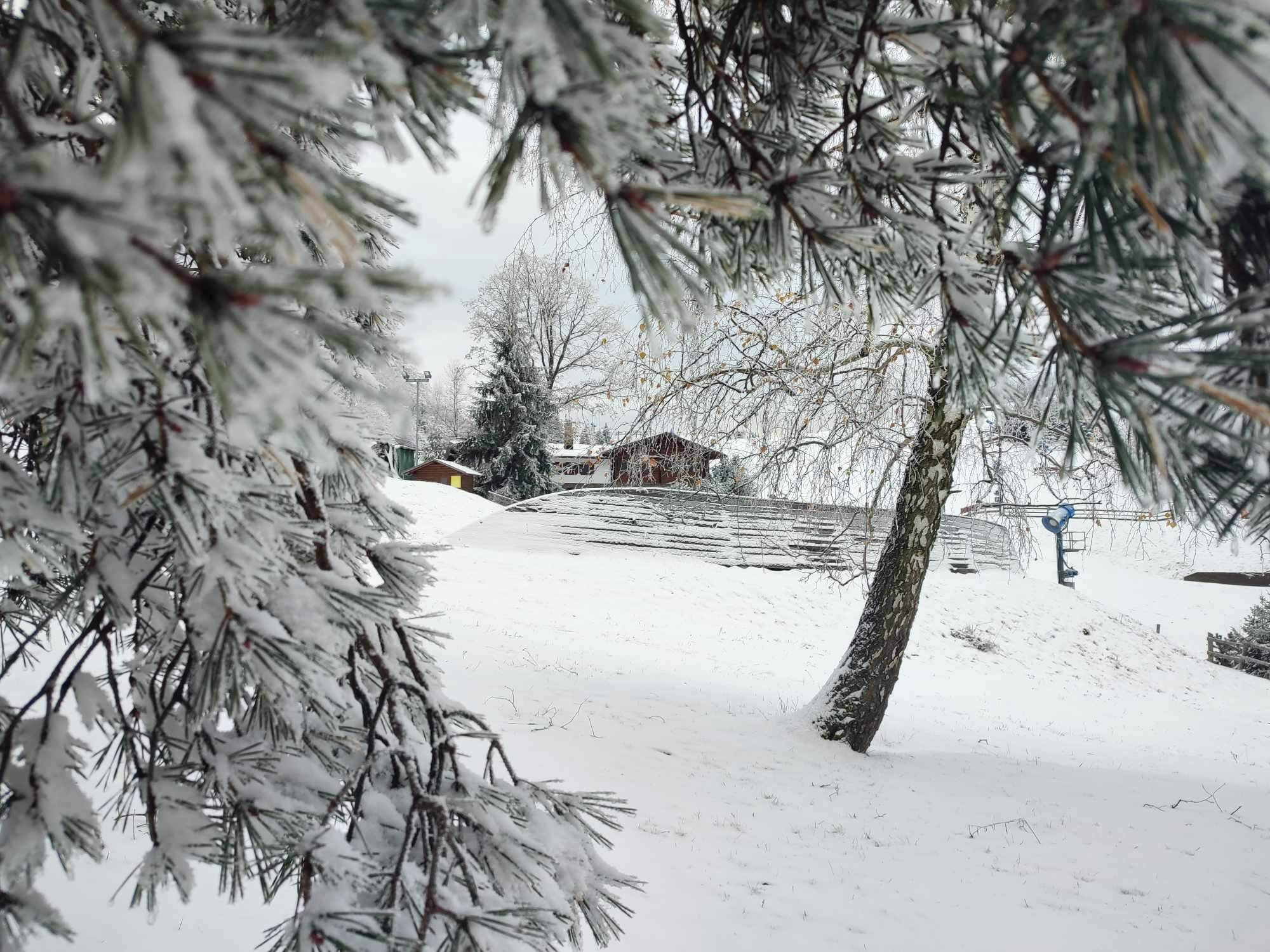 Mátraszentisván tegnap (Kép: Sípark)