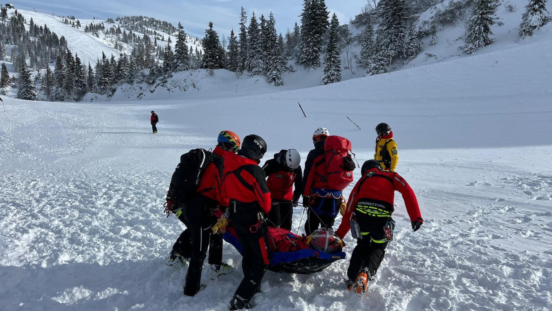 Hochkari gyakorlat (Kép: Bergrettung NÖ)