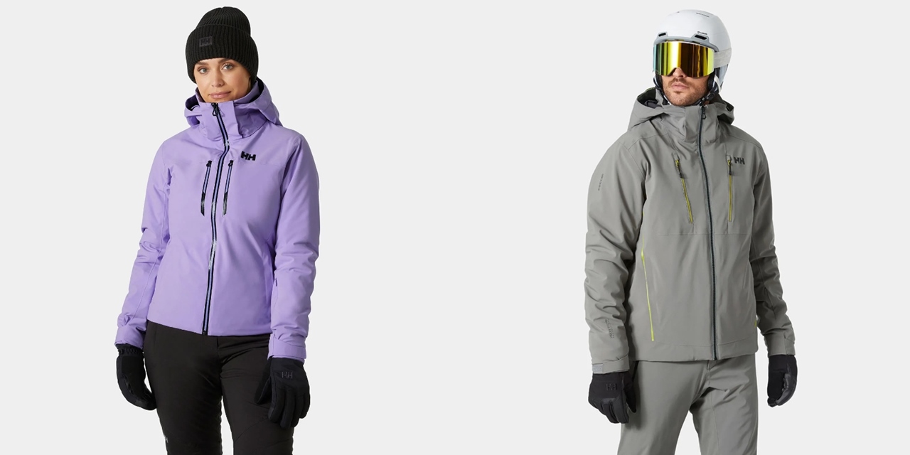 A Helly Hansen által felajánlott nyeremény: egy női (Alphelia) vagy egy férfi (Alpha 4.0) síkabát