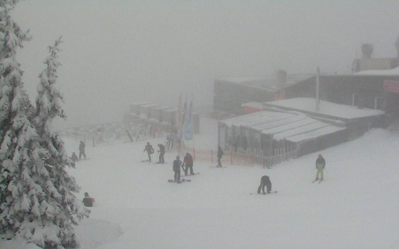 Stuhleck tegnap. Az időjárás nem mindig volt kegyes.