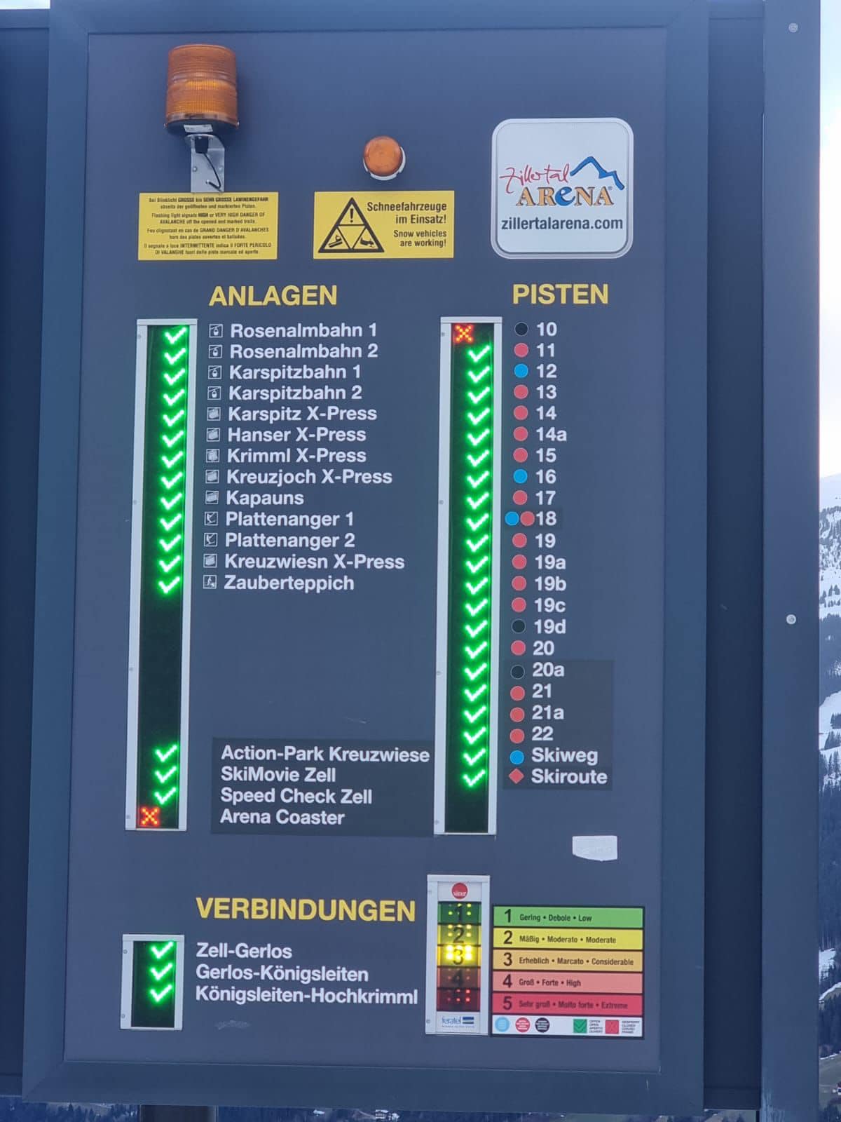 A 10-es pálya piros X