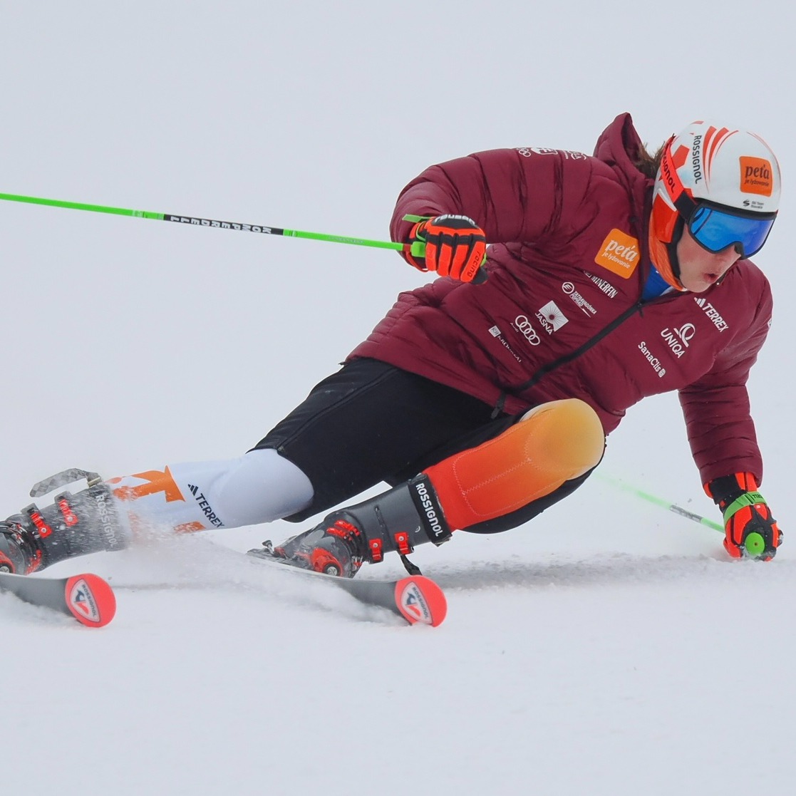 Vlhová a mai edzésen (Kép: Ski World Cup Jasná)