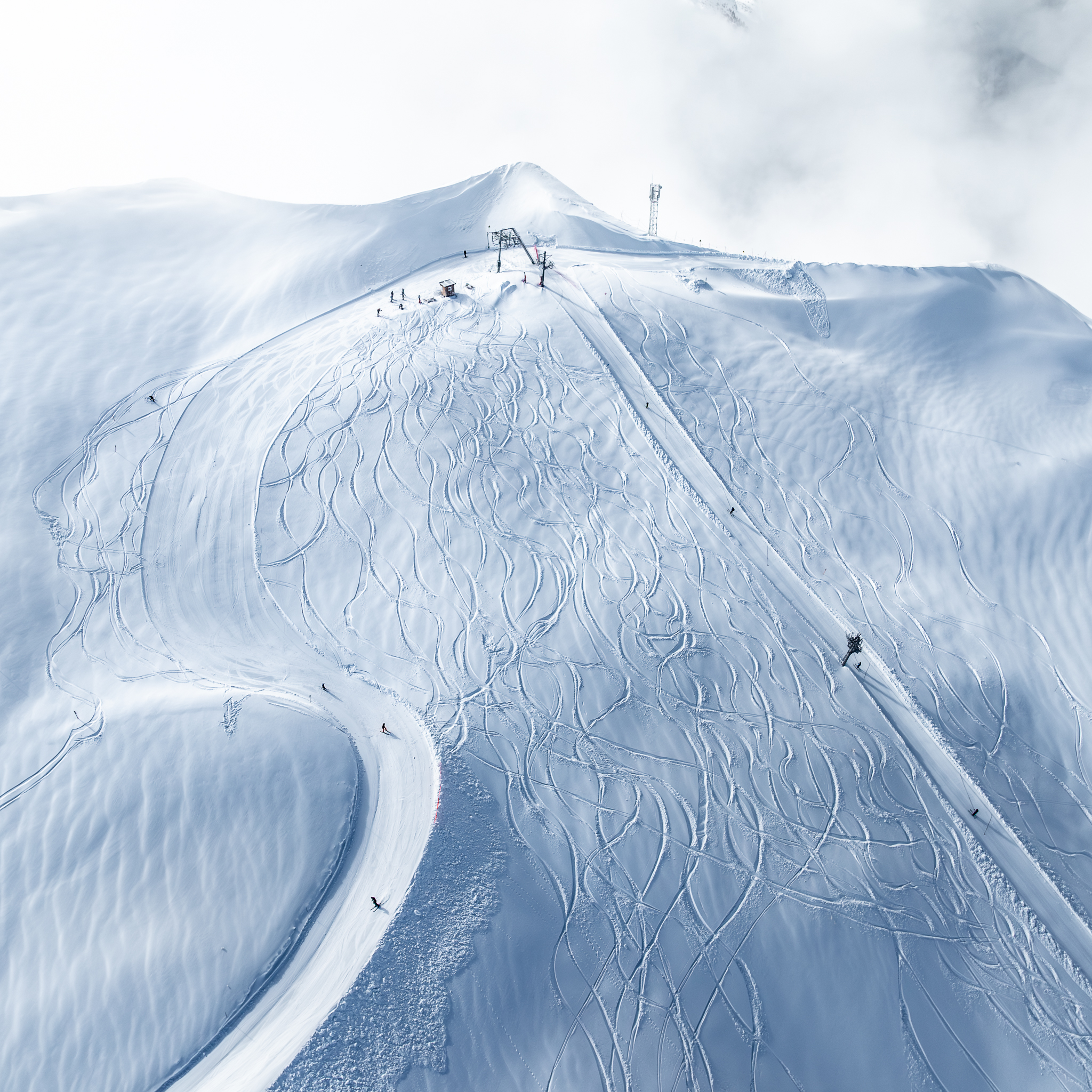 Crevoux, Franciaország, a hétvégi és a mostani havazás között (Kép: Crevoux Montagne Sauvage)