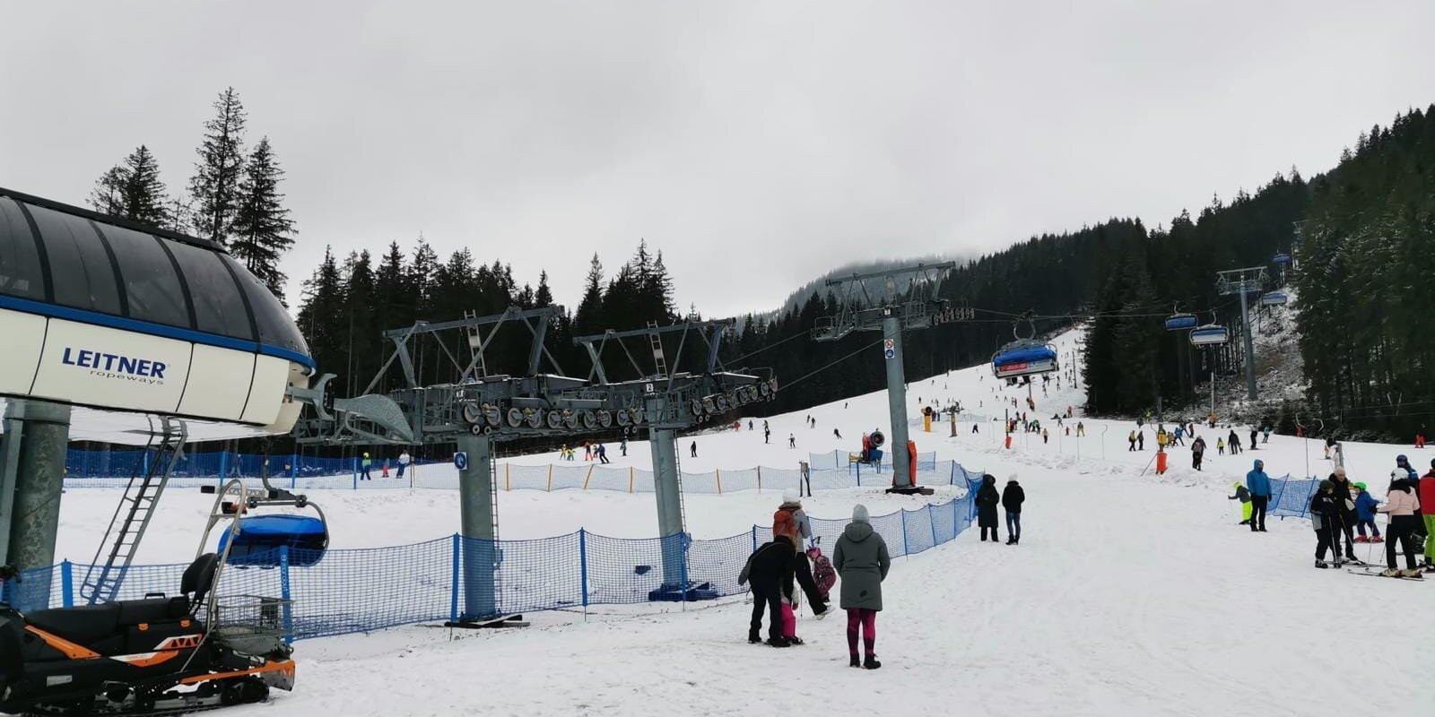 Rohács, friss hó a pályán (Kép: Ski Roháče Spálená)