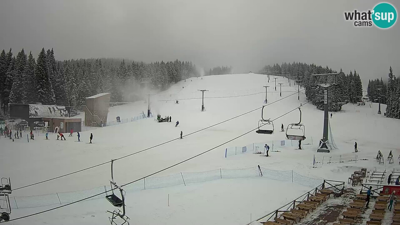 Rogla: friss hó és hóágyúzás