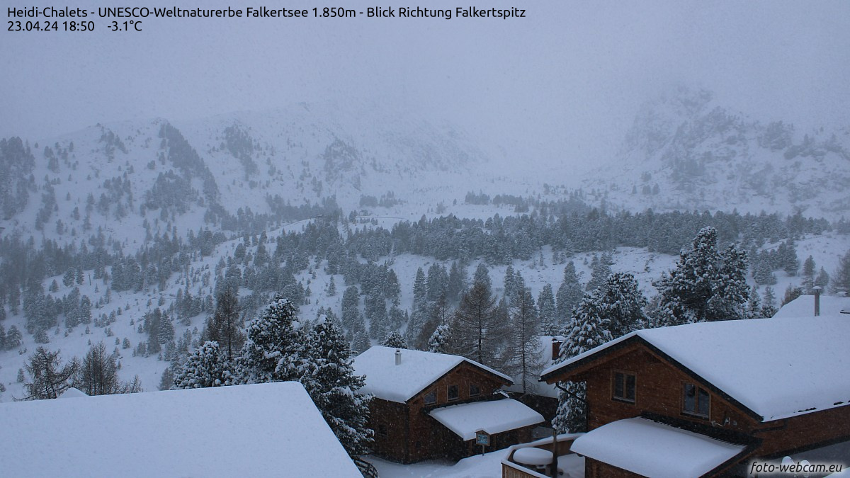 Áprilisi tél Falkerten (Karintia) - Fotó: foto-webcam.eu