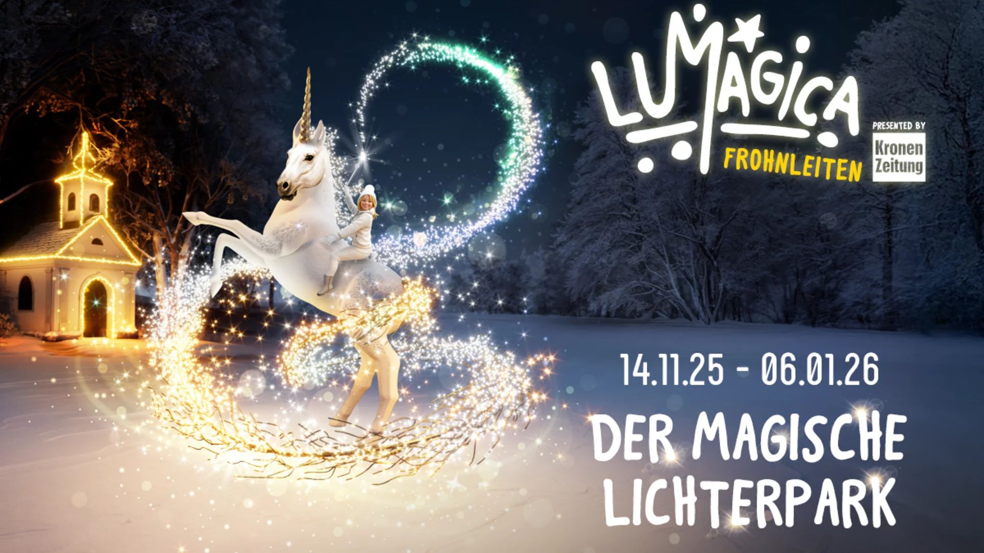 Lumagica Frohnleiten – ünnepi fénypark Graz közelében