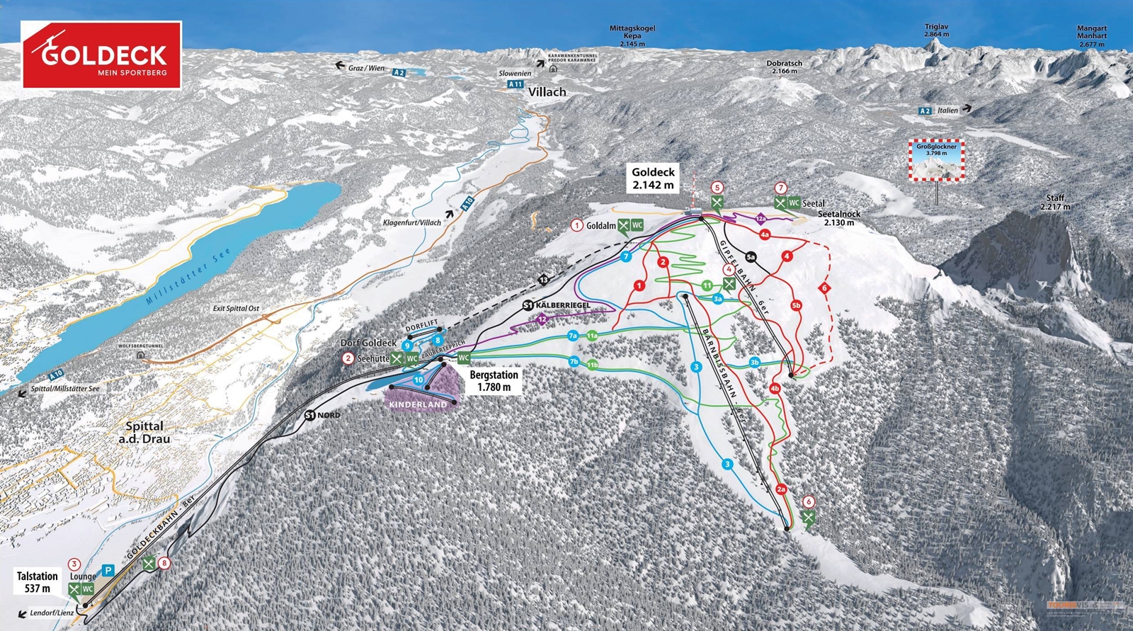 Itt az új Goldeck sítérkép!