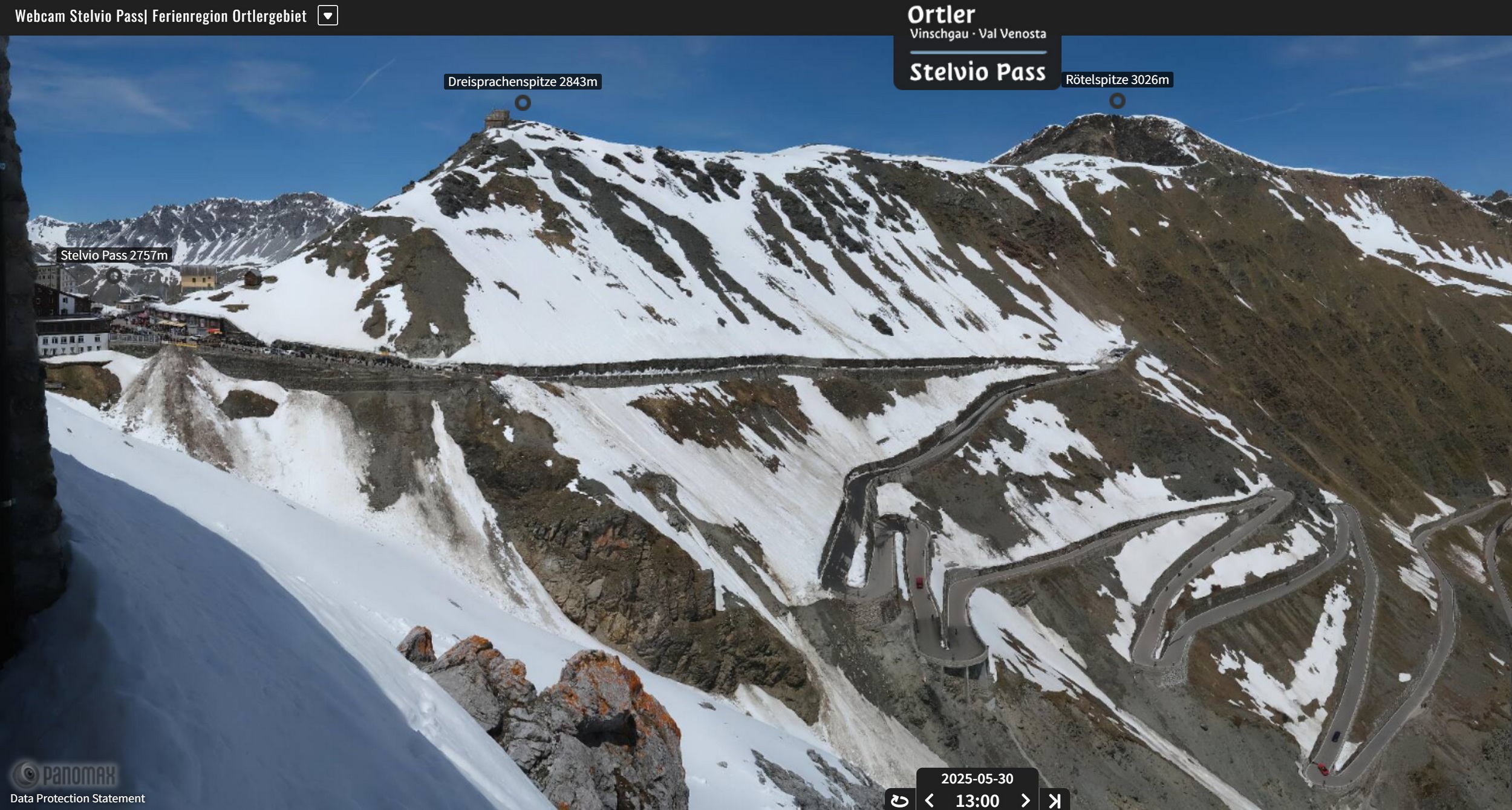 Megnyitották a kerékpárosok előtt is a panorámautat. Webkamera május 30-án.